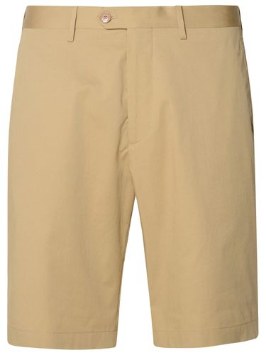 Etro Beige Cotton Bermuda Shorts - Etro - Modalova