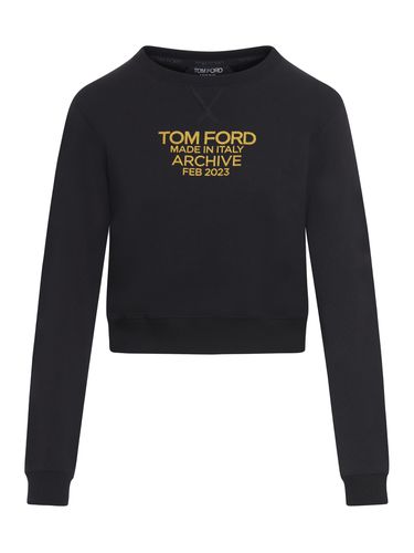 Cotton Crew-neck Sweatshirt - Tom Ford - Modalova