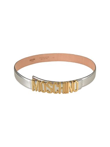 Moschino Lettering Logo Belt - Moschino - Modalova