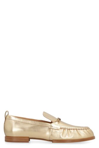 Tod's Metallic Leather Loafers - Tod's - Modalova