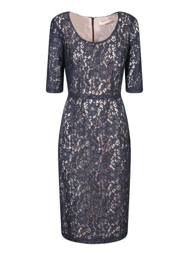 Blanca Vita Blue Lace Midi Dress - Blanca Vita - Modalova