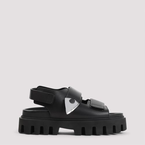 Leather And Rubber Sandals - Alexander McQueen - Modalova