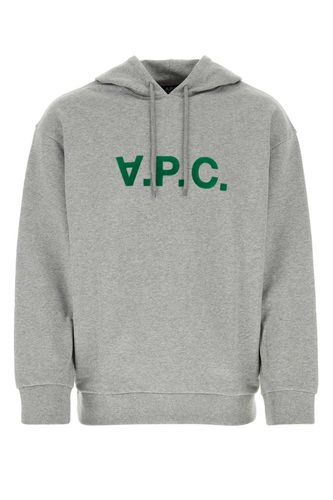 A. P.C. Logo Printed Drawstring Hoodie - A.P.C. - Modalova