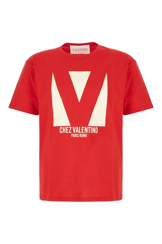 Red Cotton T-shirt - Valentino Garavani - Modalova