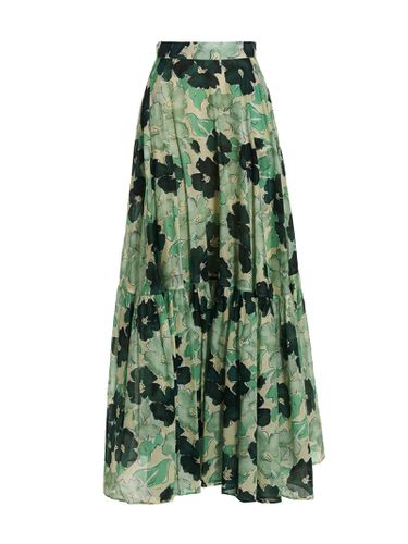 Plan C Flower Long Skirt - Plan C - Modalova