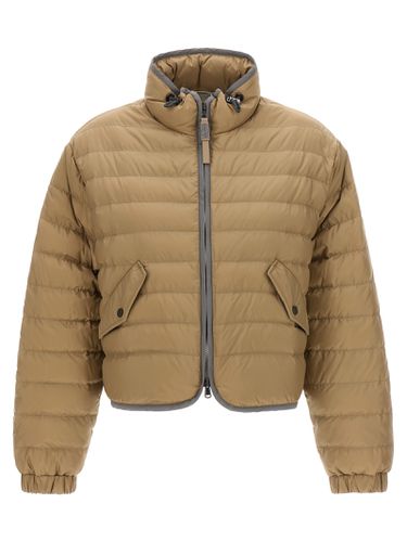 Monile Detail Down Jacket - Brunello Cucinelli - Modalova