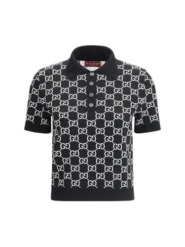 Gucci Gg Wool Jacquard Polo Top - Gucci - Modalova