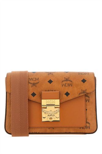 Printed Canvas Small Millie Crossbody Bag - MCM - Modalova