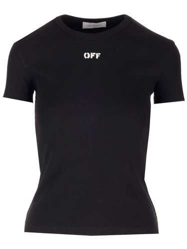 Off-White Off Logo T-shirt - Off-White - Modalova