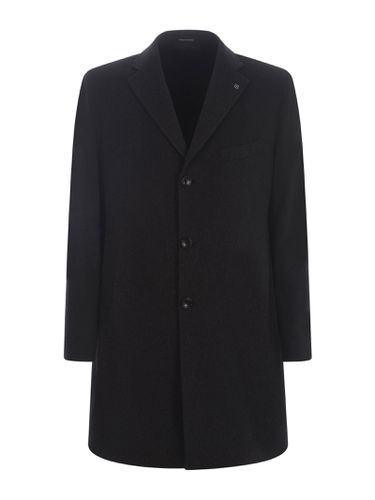 Coat In Virgin Wool And Cashmere Blend - Tagliatore - Modalova