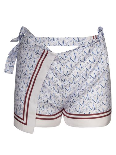 Beach Logo Print Shorts - Magda Butrym - Modalova