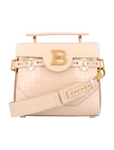 B-buzz 23 Crocco-embossed Leather Bag - Balmain - Modalova