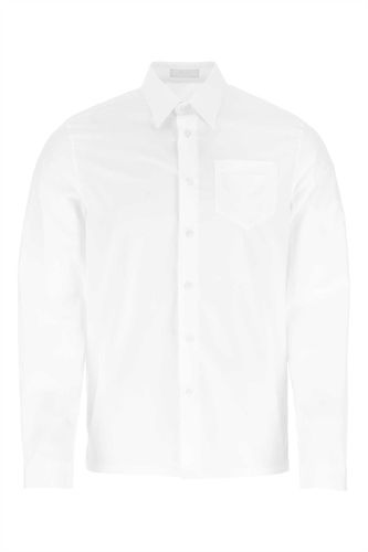 Prada White Poplin Shirt - Prada - Modalova