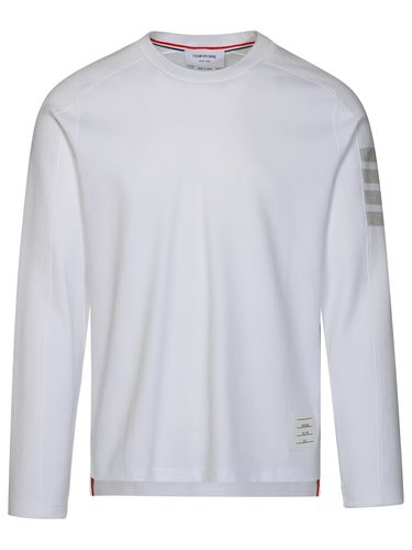 Thom Browne White Cotton Sweater - Thom Browne - Modalova