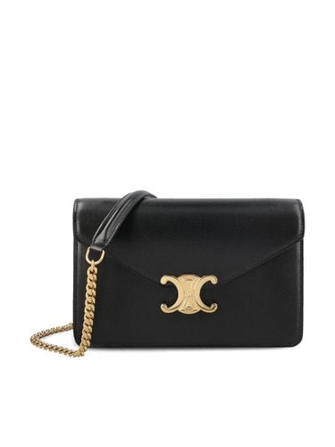 Margo Logo Plaque Wallet On Chain Bag - Celine - Modalova