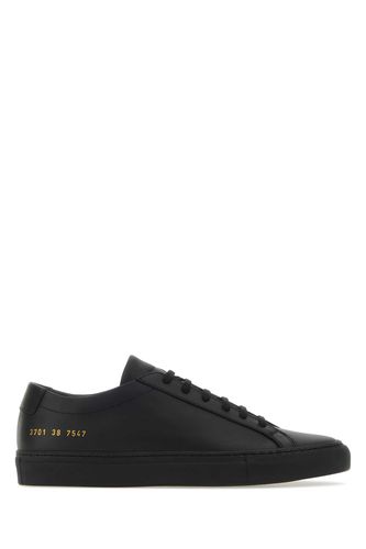 Black Leather Original Achilles Sneakers - Common Projects - Modalova