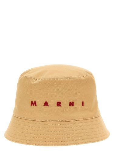 Marni Logo Embroidery Bucket Hat - Marni - Modalova