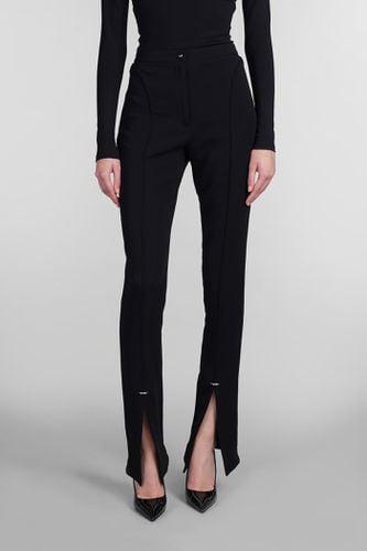 Mugler Pants In Black Viscose - Mugler - Modalova