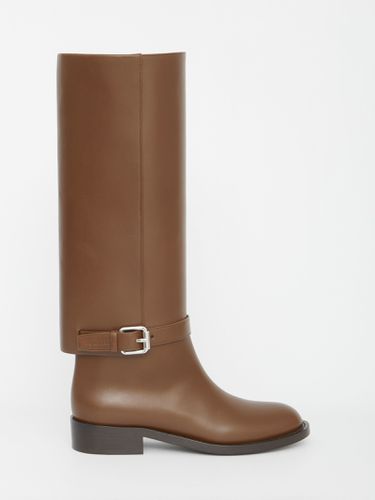 Burberry Leather Boots - Burberry - Modalova