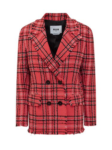 MSGM Check Blazer - MSGM - Modalova