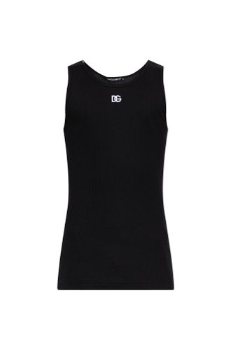 Ribbed Sleeveless T-shirt - Dolce & Gabbana - Modalova