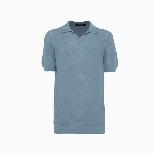 Tagliatore Mesh Polo Shirt - Tagliatore - Modalova