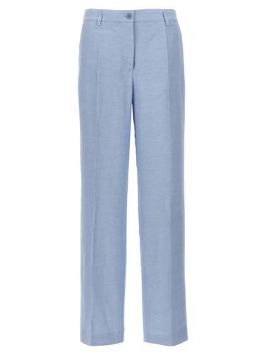 Parosh Light Blue Palazzo Trousers - Parosh - Modalova