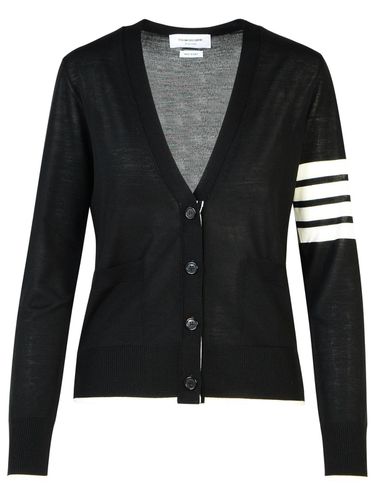 Bar Wool Cardigan - Thom Browne - Modalova