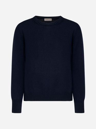 Blue Virgin Wool Crewneck Sweater - Gran Sasso - Modalova