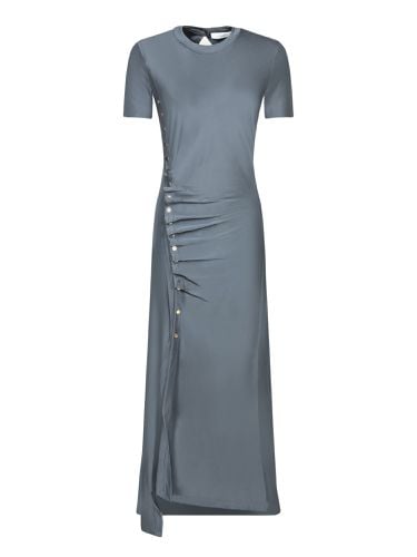 Slate Draped Dress - Paco Rabanne - Modalova