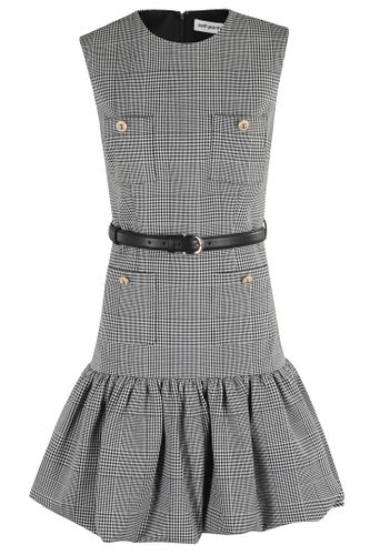 Prince Of Wales Check Mini Dress - self-portrait - Modalova