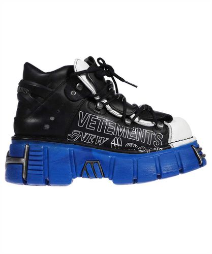 VETEMENTS Leather Platform Sneakers - VETEMENTS - Modalova