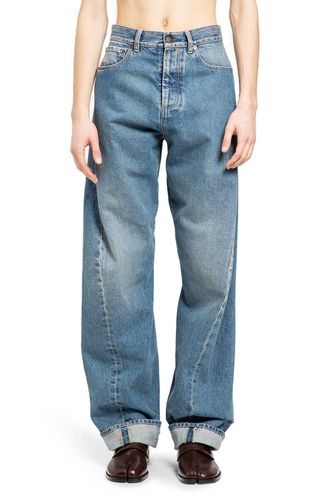 Light Blue Cotton Jeans - Maison Margiela - Modalova