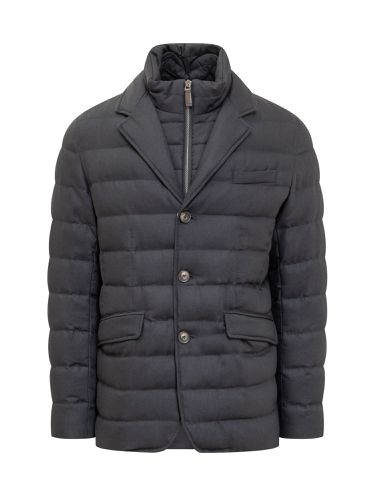Norfolk Wool Blazer Down Jacket - Herno - Modalova