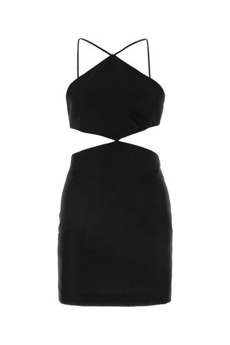 Black Viscose Blend Mini Dress - Philosophy di Lorenzo Serafini - Modalova