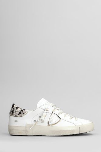 Prsx Low Sneakers In Leather - Philippe Model - Modalova