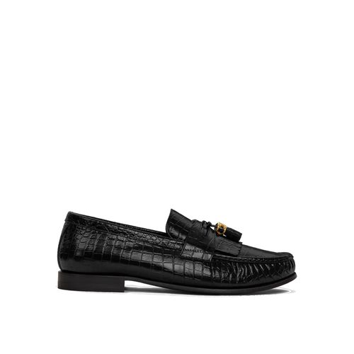 Triomphe Tassesl Croco Loafers - Celine - Modalova