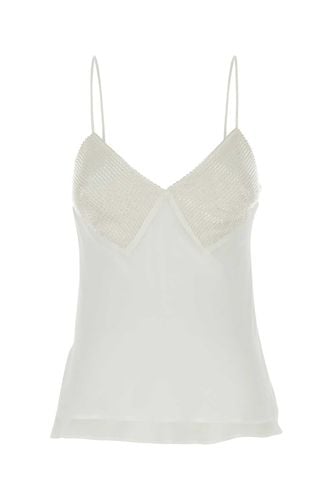 Max Mara White Georgette Opache Top - Max Mara - Modalova