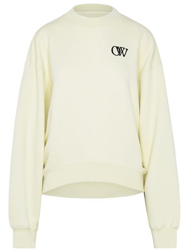 Off-White Cream Cotton Sweatshirt - Off-White - Modalova