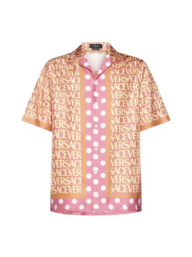 Versace Allover Silk Shirt - Versace - Modalova