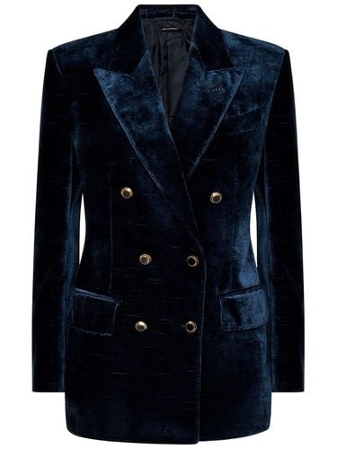 Velvet Wallis Double Breasted Jacket - Tom Ford - Modalova