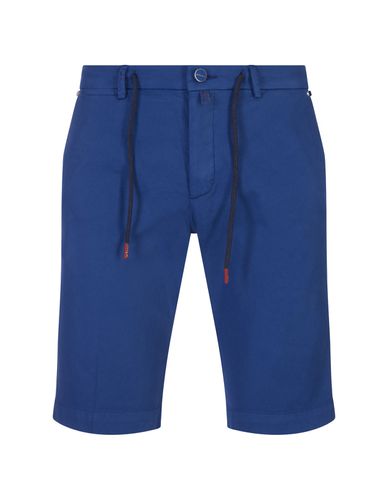 Cobalt Bermuda Shorts With Drawstring - Kiton - Modalova