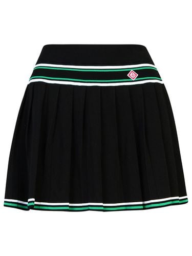 Casablanca Striped Pleated Skirt - Casablanca - Modalova