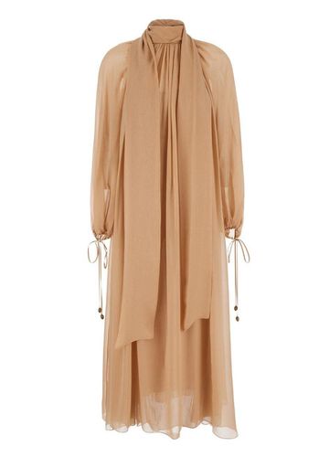 Mock-neck Gathered Maxi Dress - Chloé - Modalova