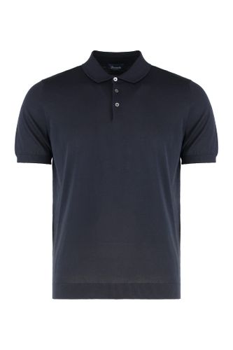 Drumohr Knitted Cotton Polo Shirt - Drumohr - Modalova