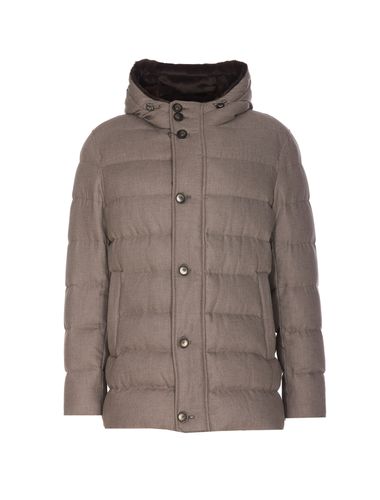 Wool Blend Quilted Down Jacket - Herno - Modalova