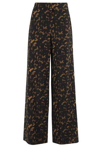 Watercolour Effect Wide Leg Pants - Theory - Modalova