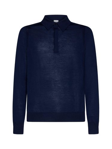 Long-sleeved Knit Polo Shirt - Paul Smith - Modalova