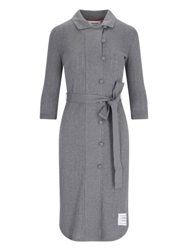 Thom Browne Wool Midi Dress - Thom Browne - Modalova