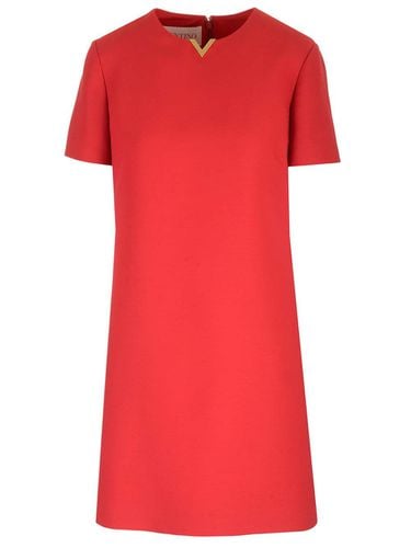 Dress Crepe Couture Short Sleeve - Valentino Garavani - Modalova